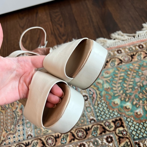 Rachel Comey Juno Wedge Sandal, Size 9.5, Cream/Bone - Picture 15 of 15